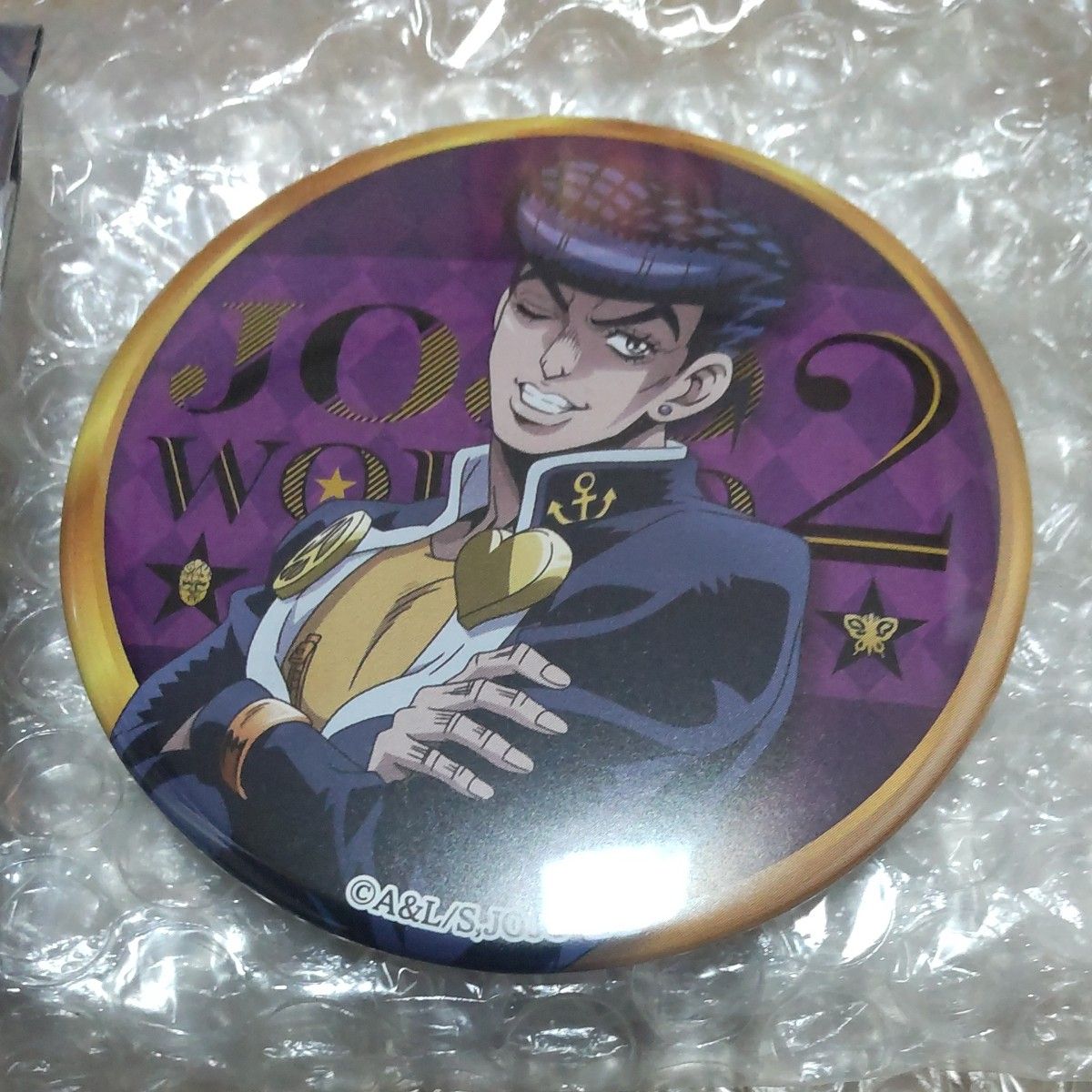 ジョジョの奇妙な冒険東方仗助ジョジョワールドアクリルコースター 缶