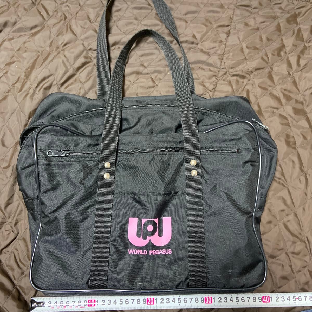 旧ワッペ スクバ 黒×ピンク 希少カラー｜Yahoo!フリマ（旧PayPayフリマ）