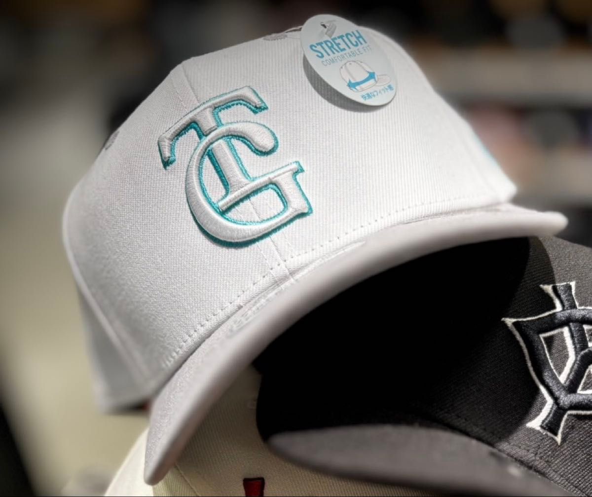 ティファニー ブルー柄 ジャイアンツ キャップ new era 巨人 新品未