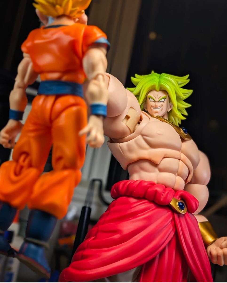 海外限定 ブロリー スーパーサイヤ人 s h figuarts 同サイズ kong