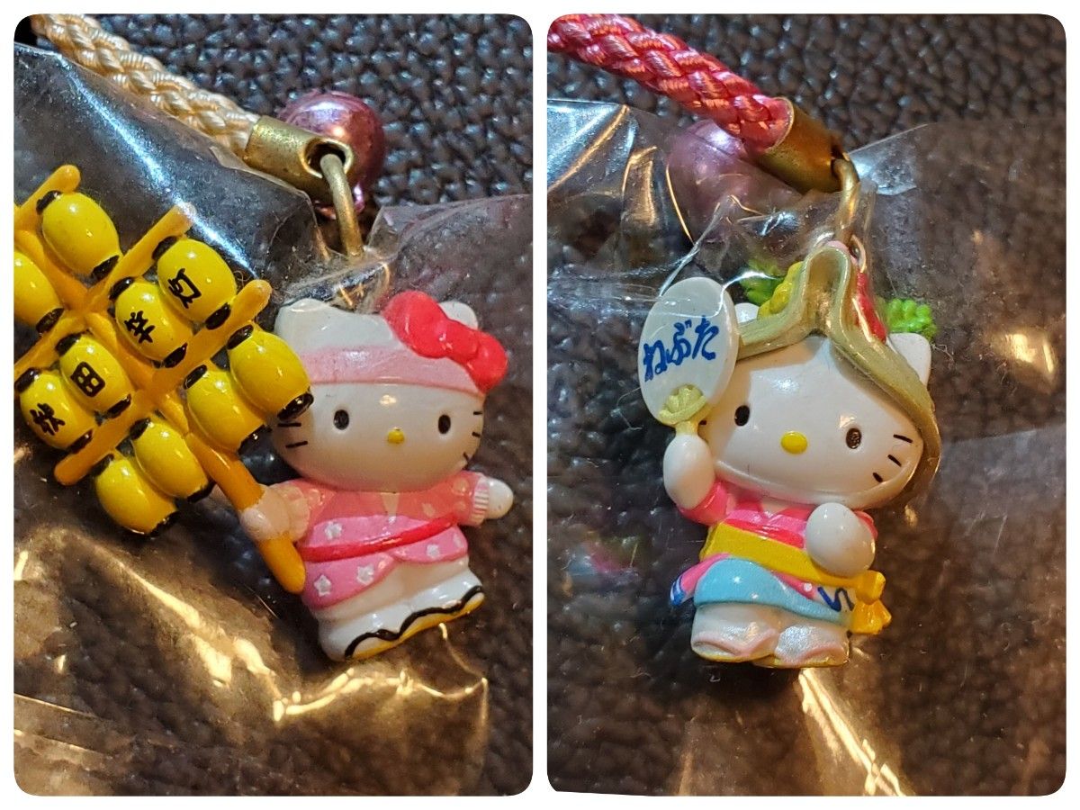 ご当地キティ 根付 9個セット【青森、秋田、岩手、山形限定】 ご当地