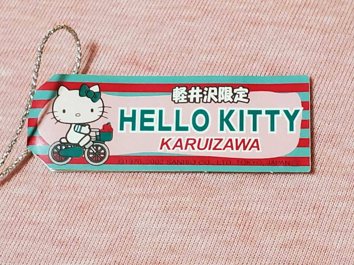 ハローキティ ご当地限定ストラップ 根付け 軽井沢限定 サイクリング