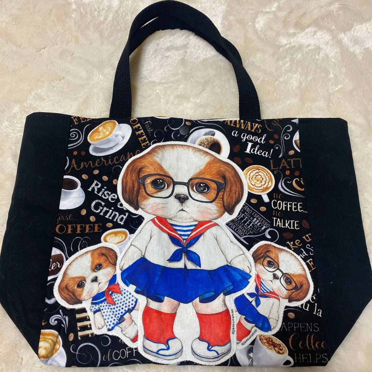 あ*き様 コヤンイサムチョン うさぎルミちゃん円底バケツトートバッグ