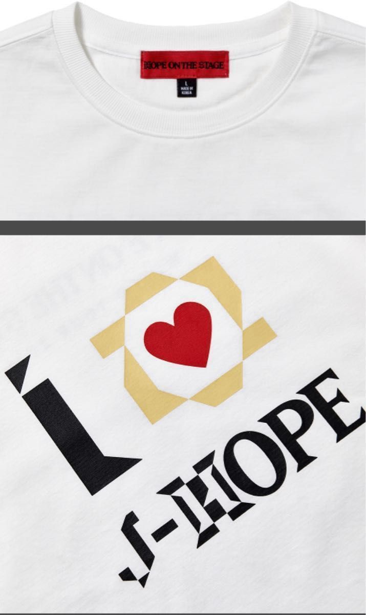 BTS J-HOPE HOPE ON THE STAGE Tシャツ ホワイト L 公式 ソウルコン
