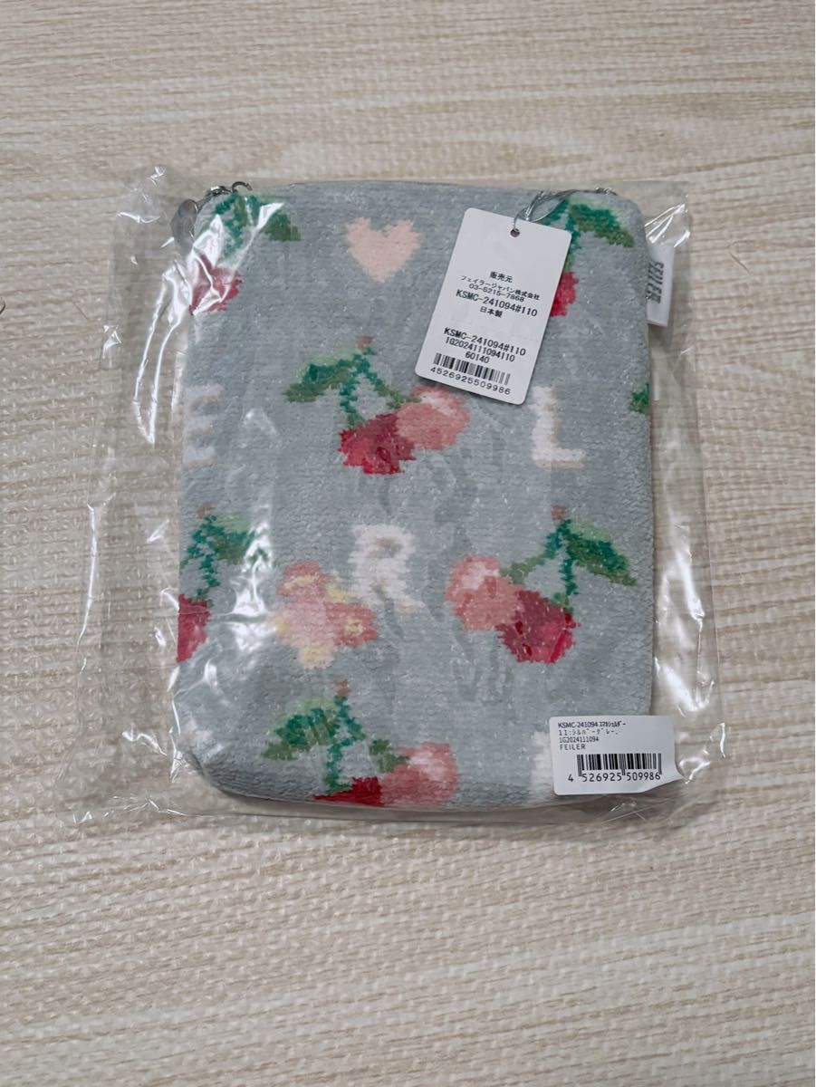 新品 キープスマイリングチェリー スマホショルダー KSMC-241094