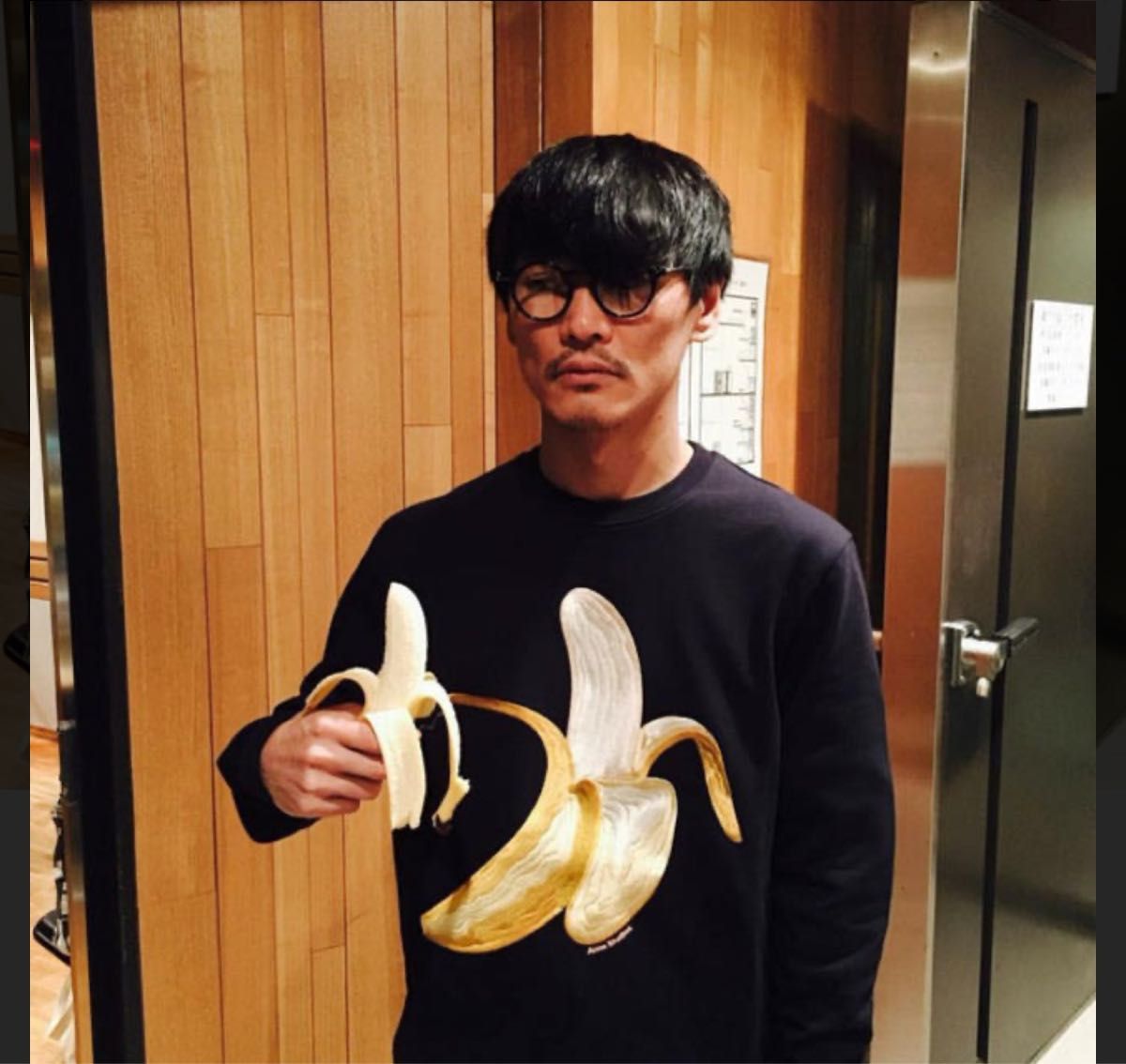 名作 Acne studios スウェット トレーナー バナナ サカナクション 山口