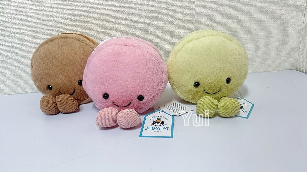 jellycat ジェリーキャット マカロン スイーツ macaron 3色セット