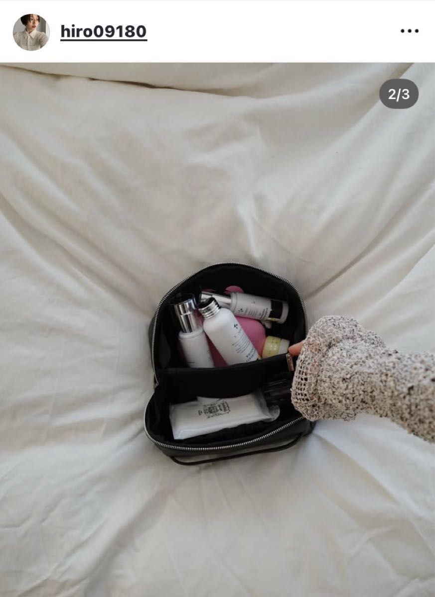 1点のみ CLANE ノベルティ ヴィーガンレザー メイクポーチ 横浜店 限定