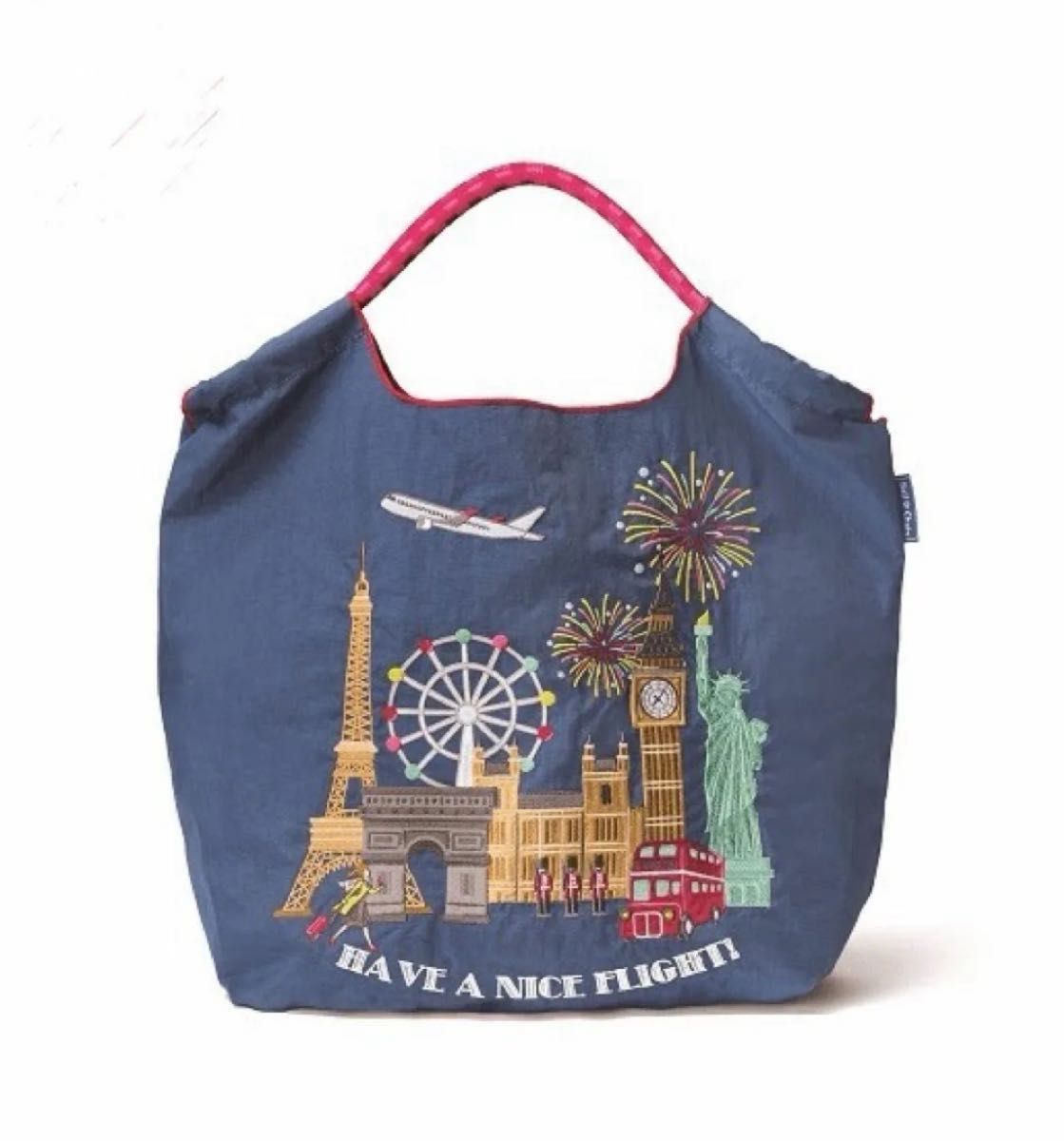 ボールアンドチェーン M ネイビー JALコラボ バッグ JAL機内販売限定