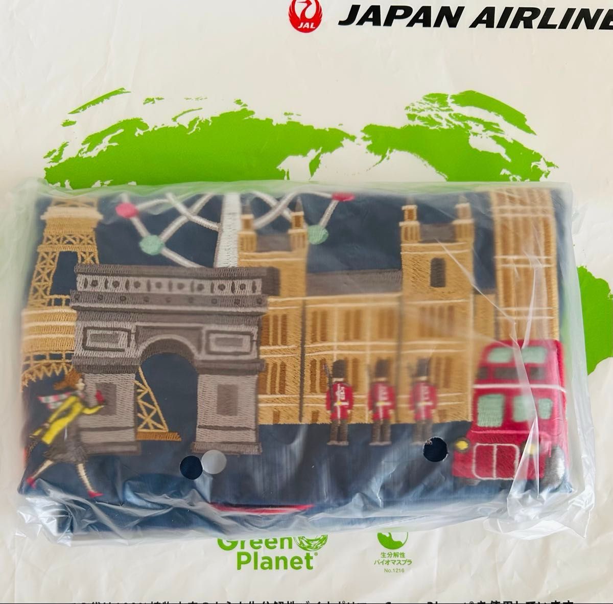 ボールアンドチェーン M ネイビー JALコラボ バッグ JAL機内販売限定