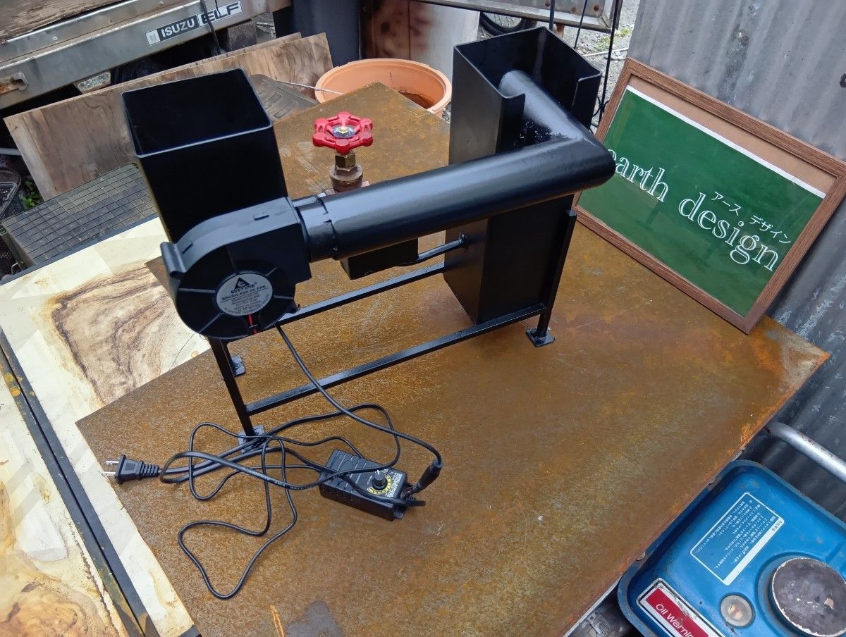 先着20個〜順次製作販売します 廃油ストーブ【ミニファクトリー】0572