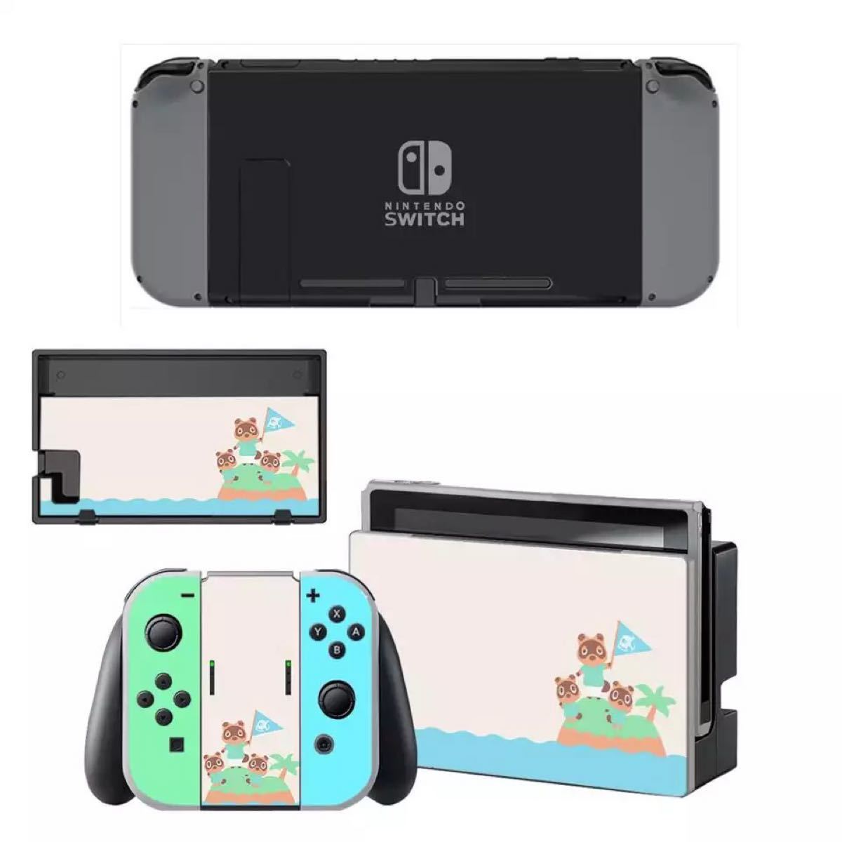 スイッチ Switch スキンシール あつまれ どうぶつの森 ポケモン｜Yahoo