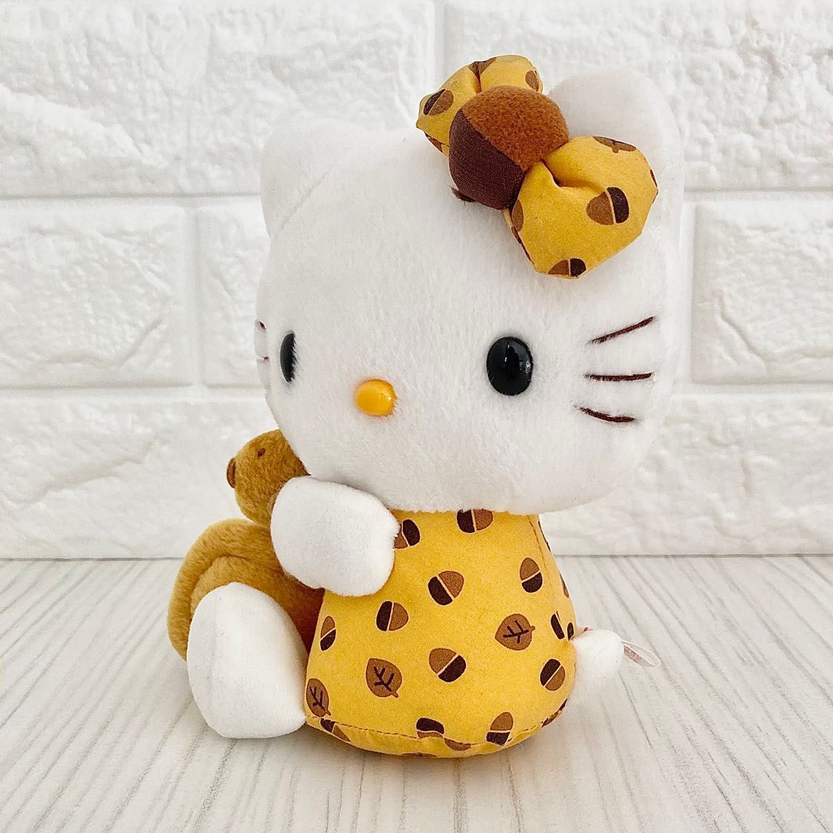 未使用 美品 リス ぬいぐるみ レトロ ハローキティ アニマル 動物 激