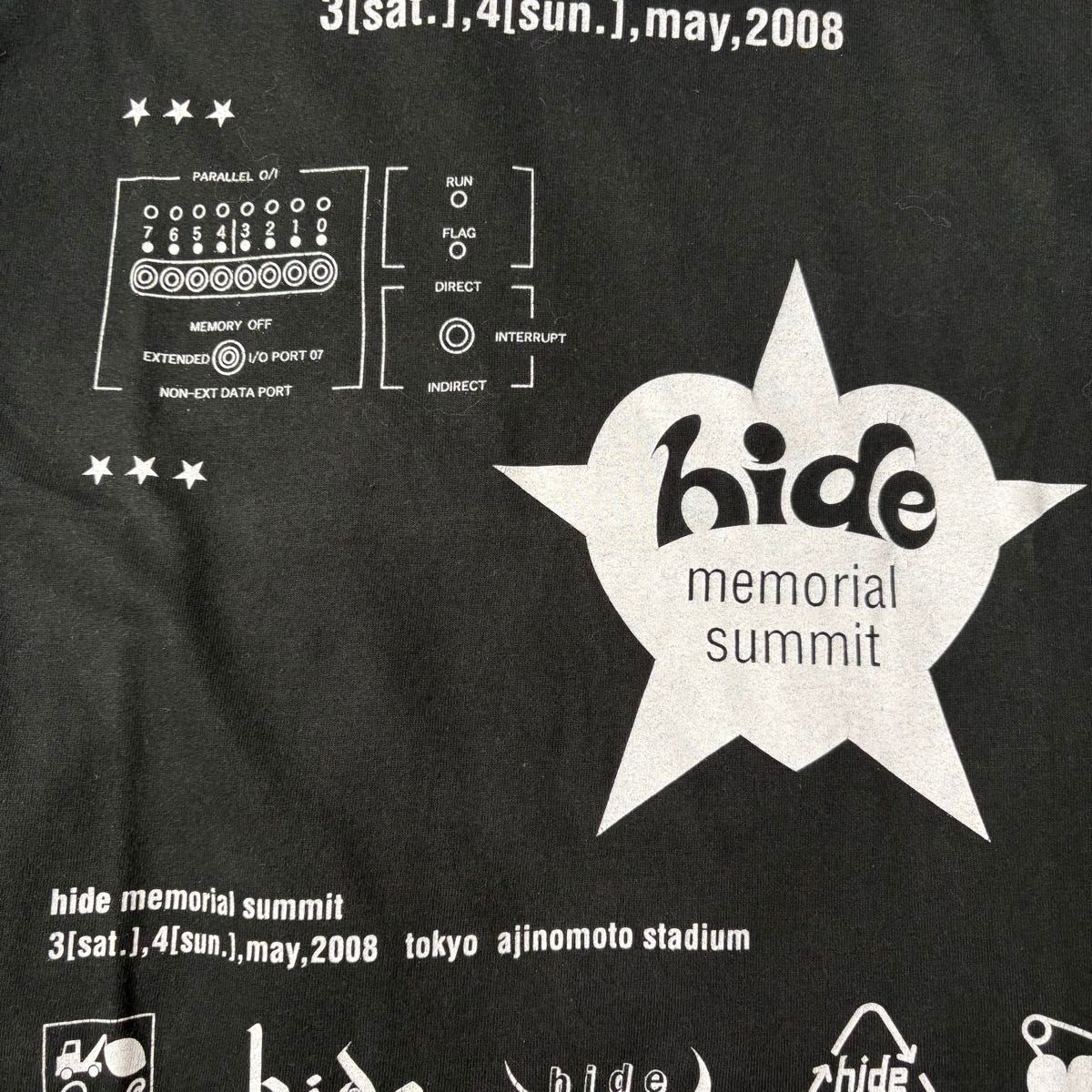 入手困難 正規品 hide 2008 関係者 スタッフ Tシャツ 10回忌