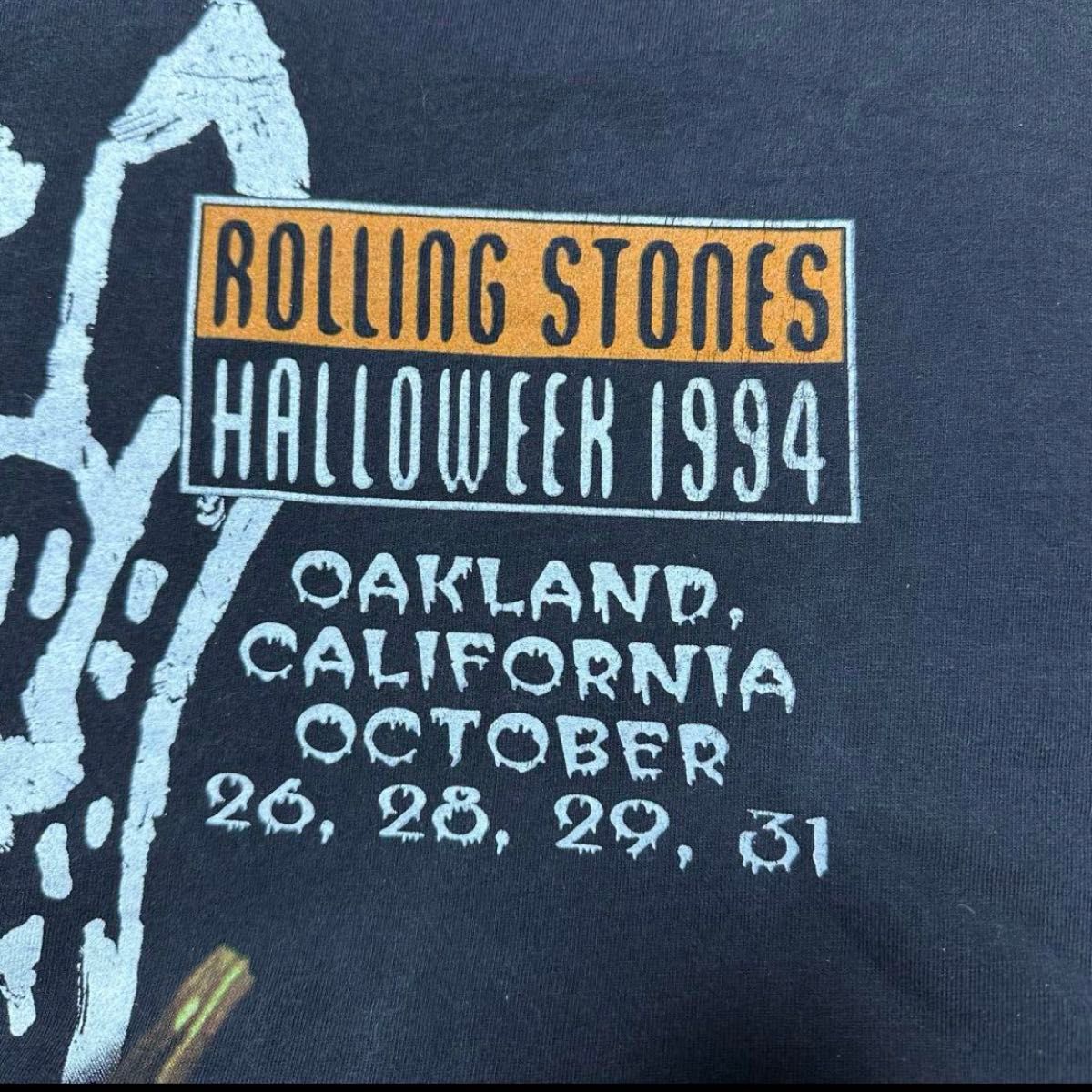 ローリングストーンズ XL ハロウィン ブロッカム 1994 オークランド