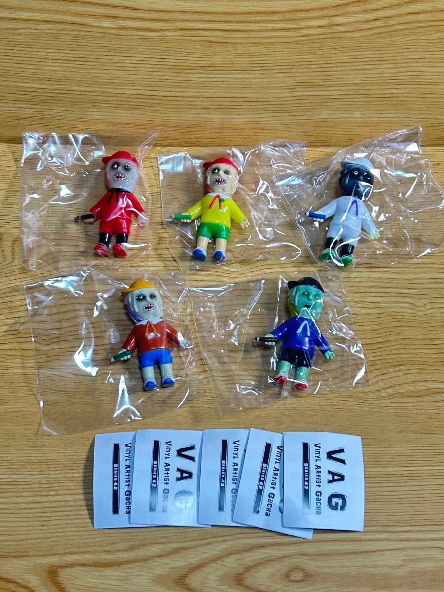 VAG シリーズ42 とろみ君 全5種セット メディコムトイ 佐田正樹 ガチャ