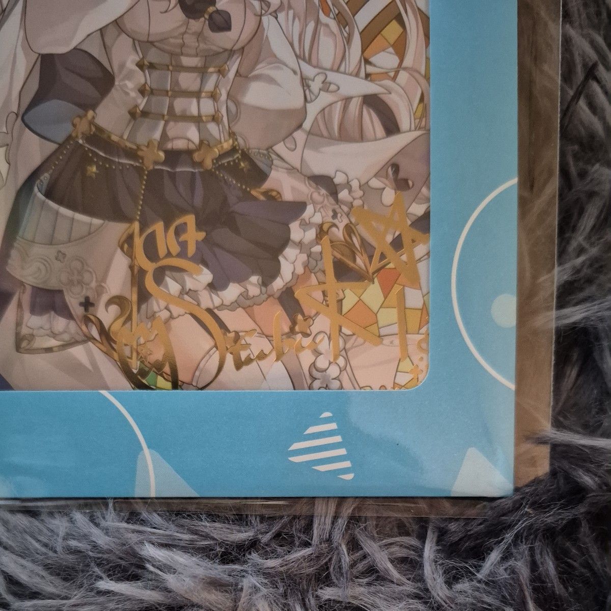 白上フブキ 誕生日記念2024 箔押し複製サイン入り書き下ろしポスト