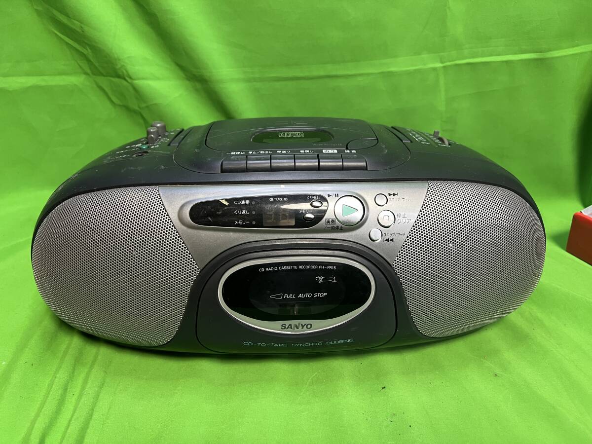 ジャンク扱い SANYO サンヨー CDラジオ カセットレコーダー PH-PR15