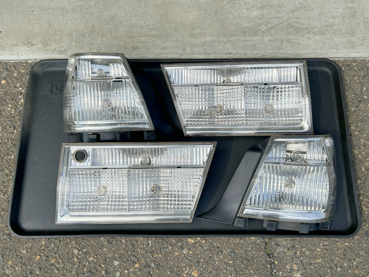 超希少 トヨタ17クラウン用クリアテールランプ純正加工品 旧車絶版当時
