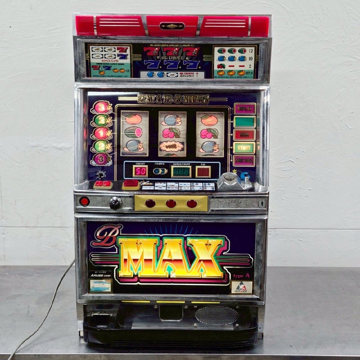 Yahoo!オークション - パチスロ 「B-MAX ビーマックス」 アルゼ コイン