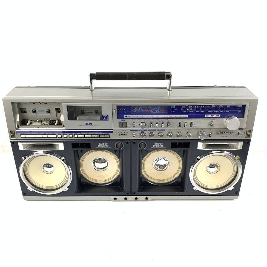 Yahoo!オークション - SHARP シャープ GF-1000 Wラジカセ 大型 カセッ