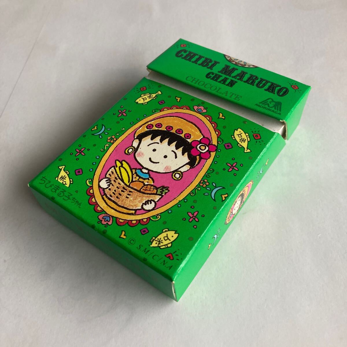 ちびまる子ちゃん⭐️森永 チョコレート お菓子 箱 おまけ 当時物 稀少