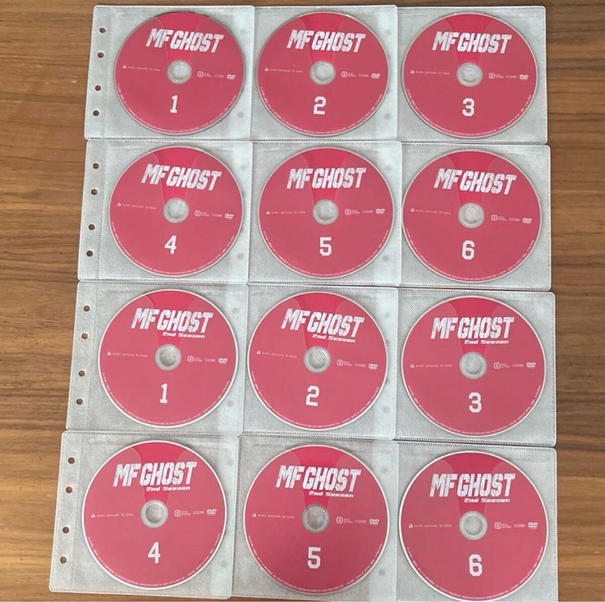 MFゴースト 1期 全6巻＋2期 全6巻 DVD 全12枚 全巻セット 送料無料