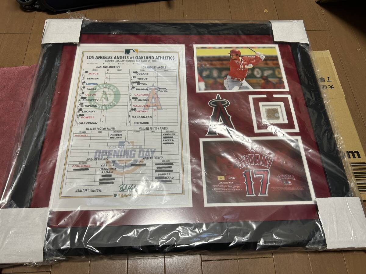 大谷翔平 【250個限定】 レプリカラインナップカードフレーム フォト