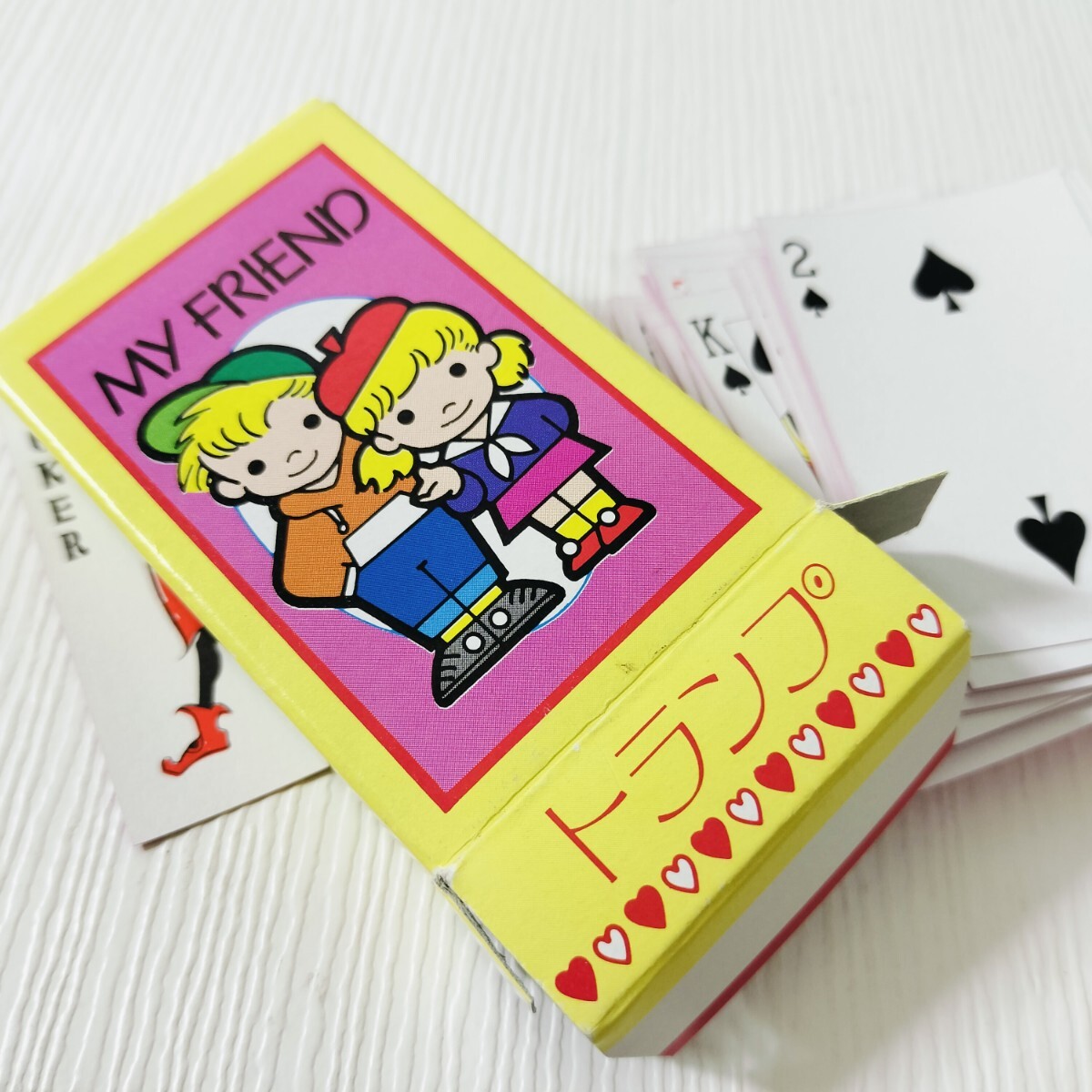 ビンテージ 児童用トランプ ミニ トランプ 未使用品 [外人キッズペア