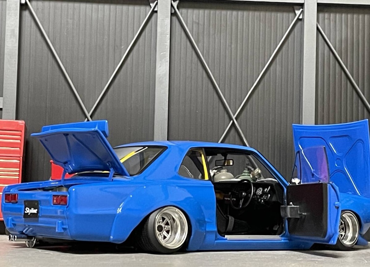 Yahoo!オークション - 1/18 Aa ハコスカ シャコタンブギじゅんちゃん仕