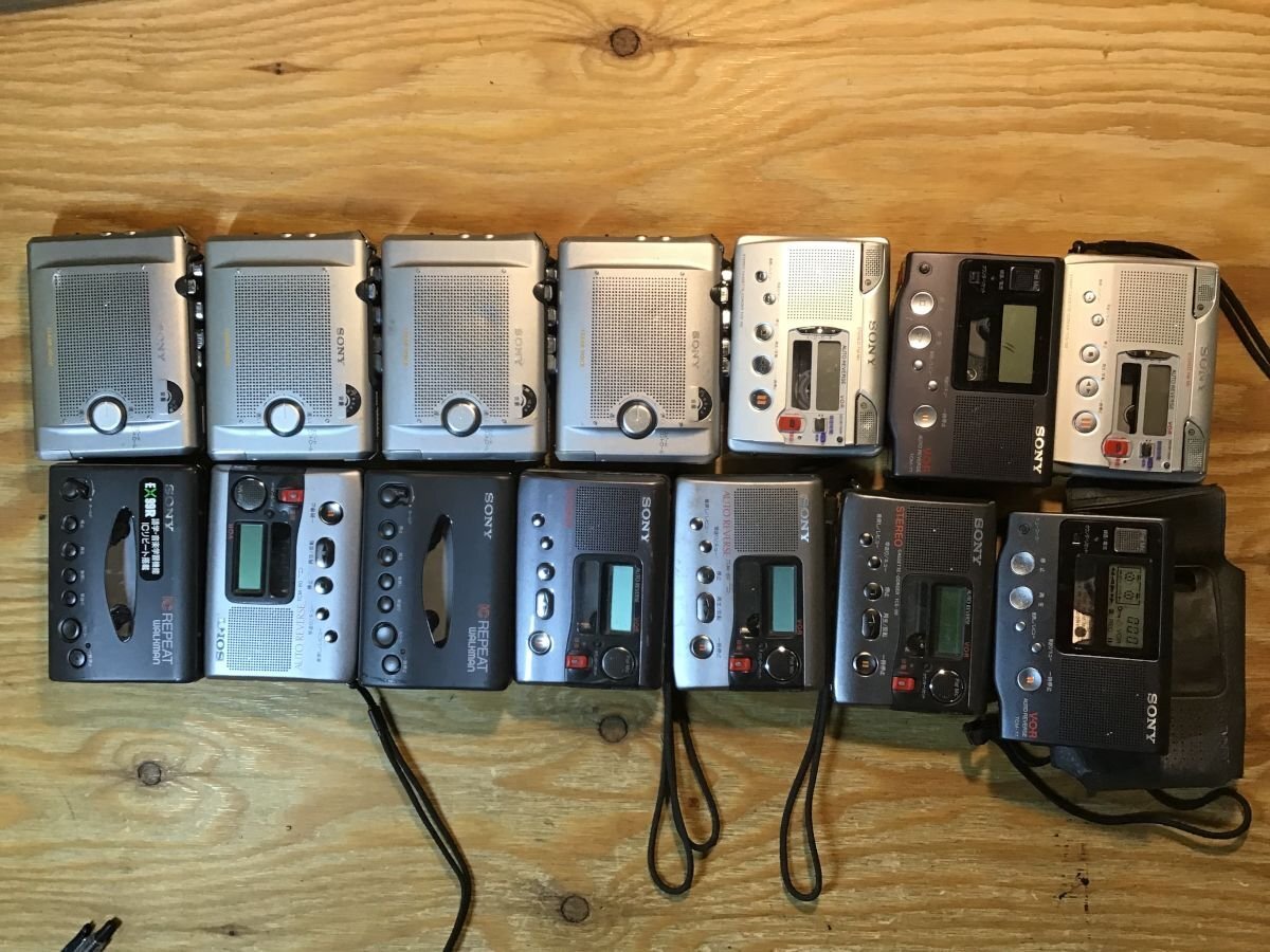SONY等 TCS-450 カセットプレーヤー 3台セット ジャンク品扱い SONY等