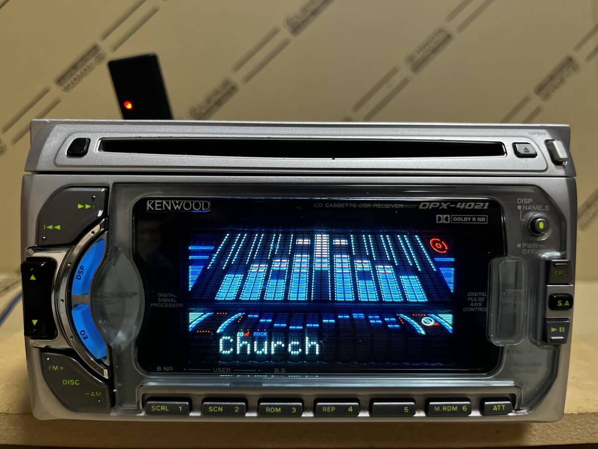 KENWOOD Bluetooth付き Spotifyなど再生可 DPX-4021 CD&カセット