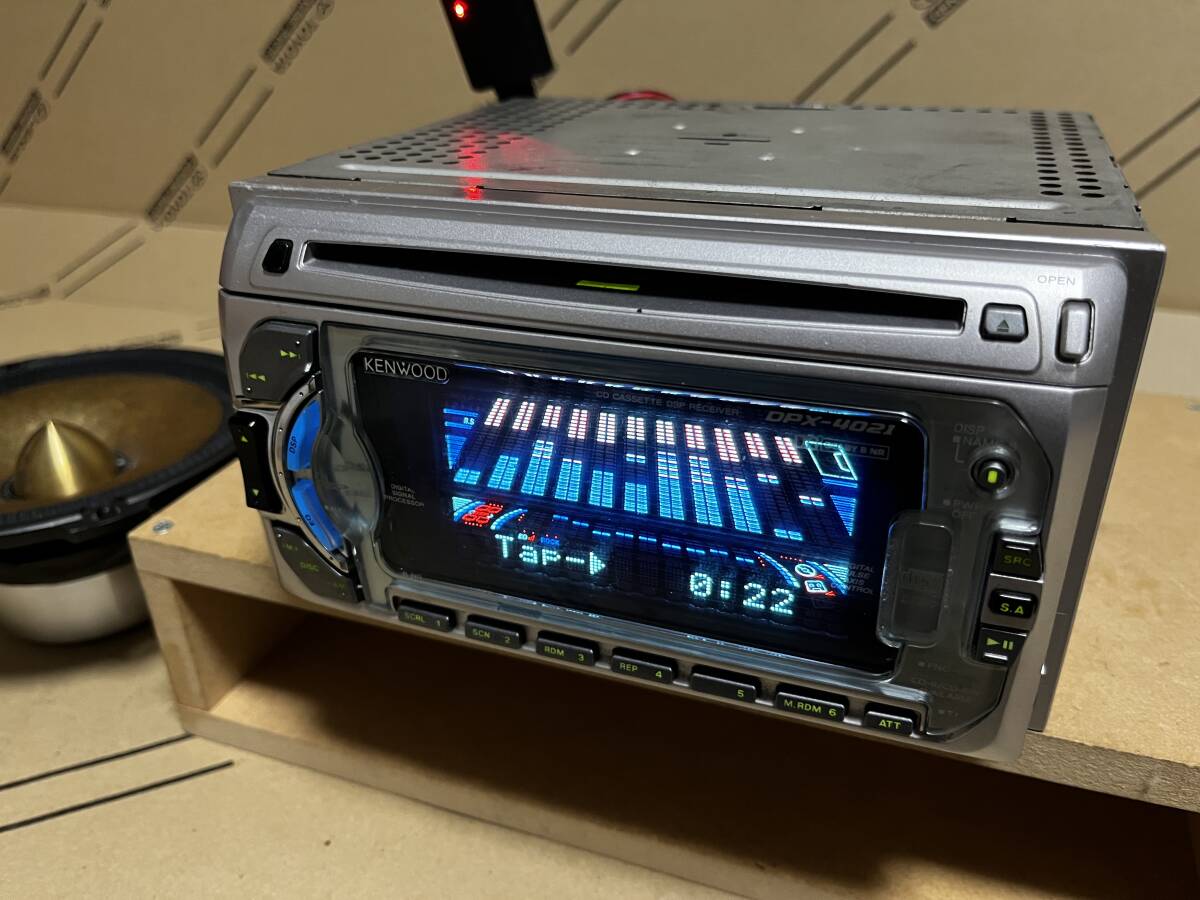 KENWOOD Bluetooth付き Spotifyなど再生可 DPX-4021 CD&カセット