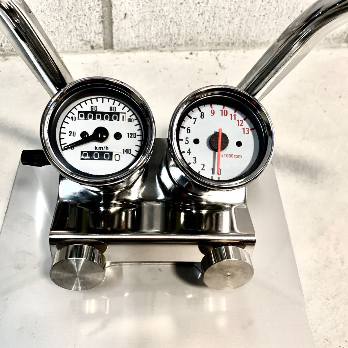 シャリィ ダックス モンキー メーターステー汎用メーター ステンレス