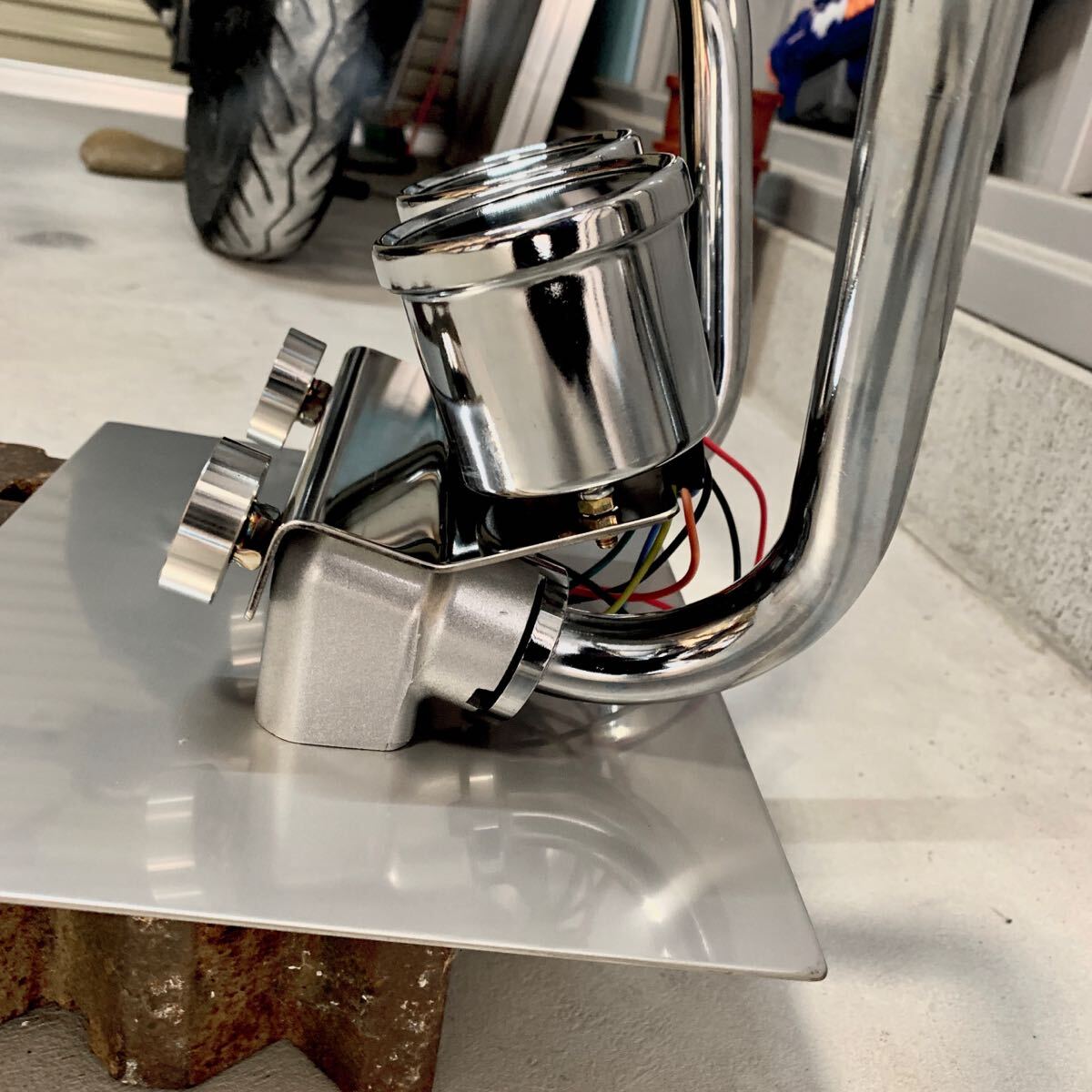 シャリィ ダックス モンキー メーターステー汎用メーター ステンレス