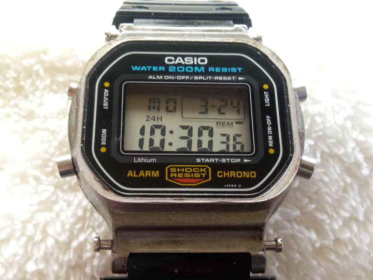 カシオ G-SHOCK スピードオリジナル DW-5600C-1V スクリューバック 901