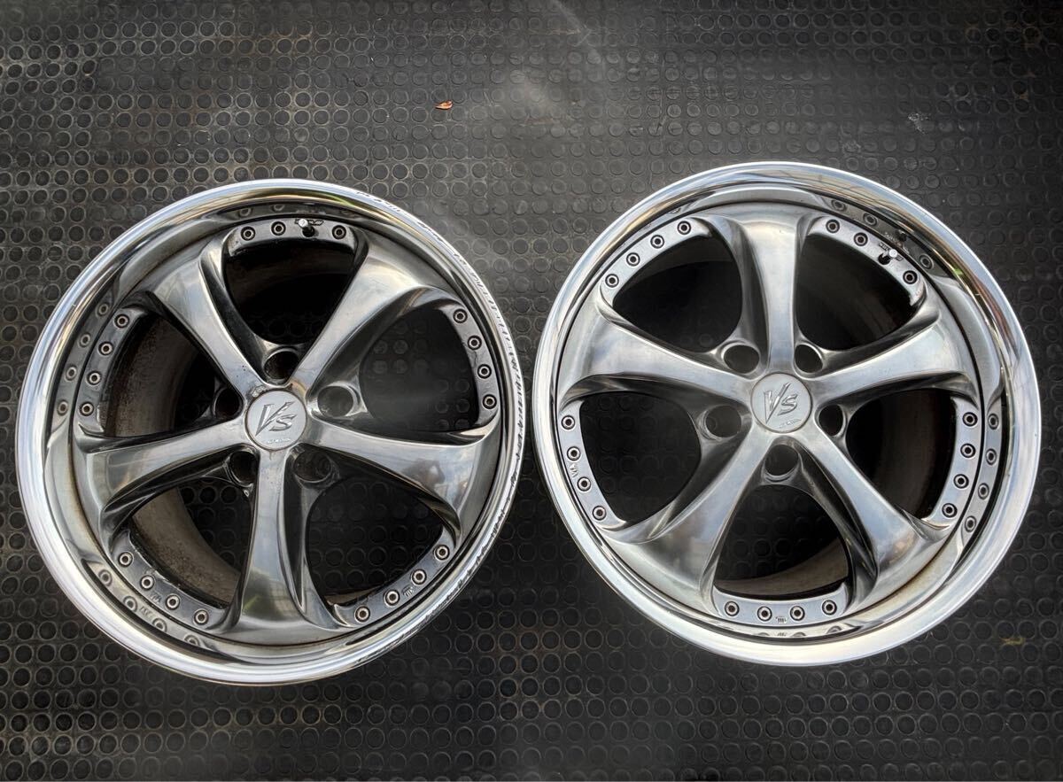 WORK VS-KF ブラックバーニング 18インチ 114 3 5穴 8 5j +40 R