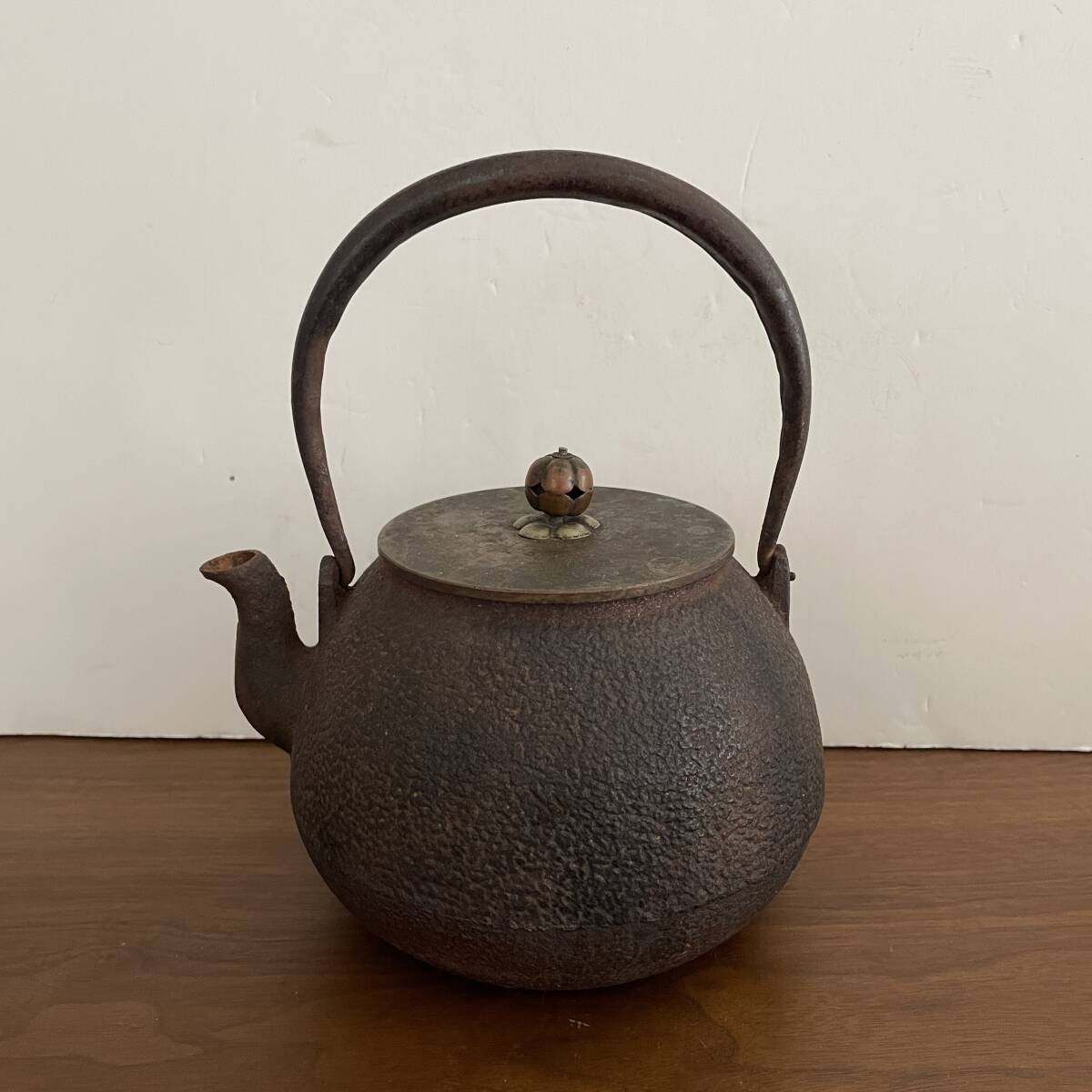 Yahoo!オークション - 銅蓋 鉄瓶 煎茶道具 急須