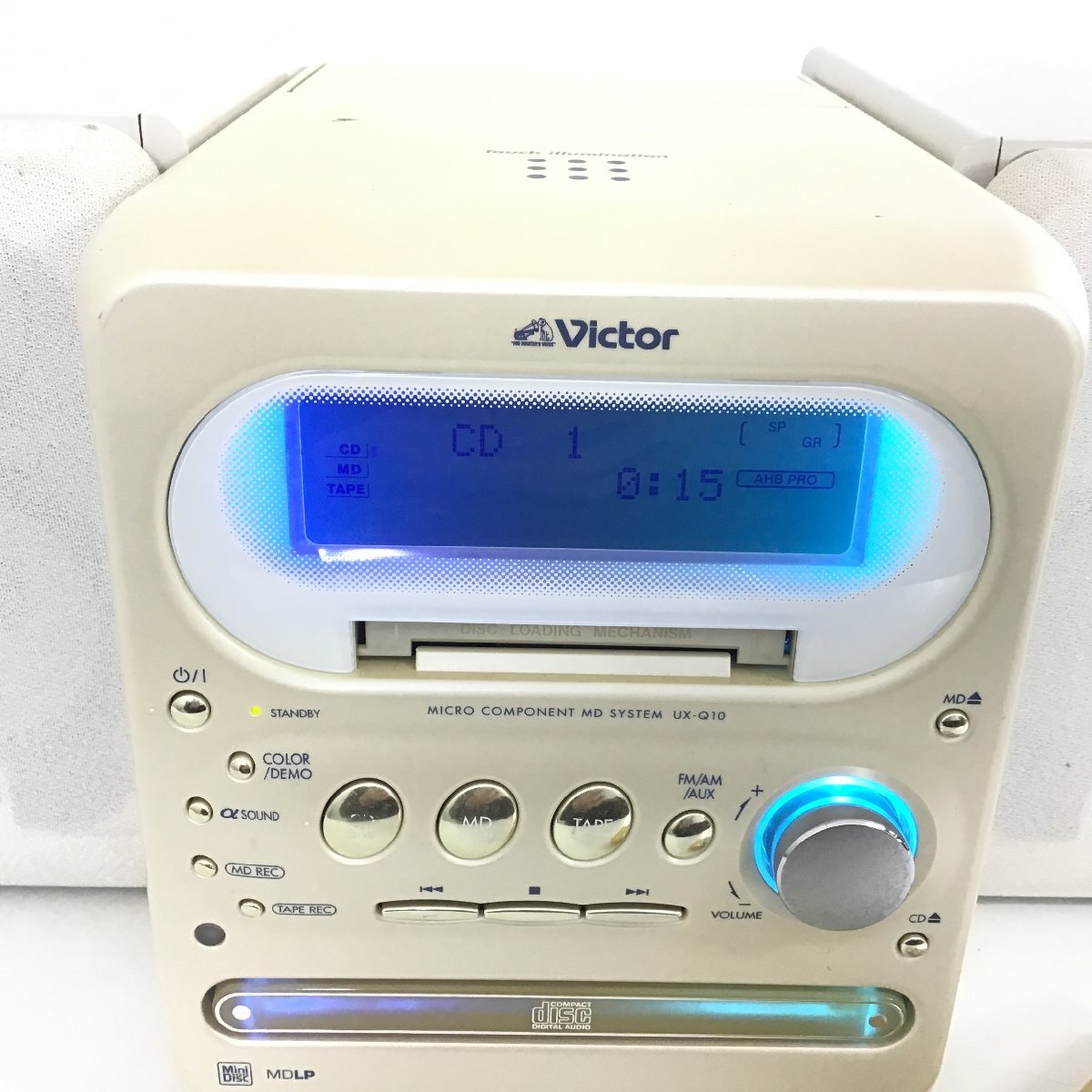 Yahoo!オークション - Victor ビクター ミニコンポ CD MD カセット FM