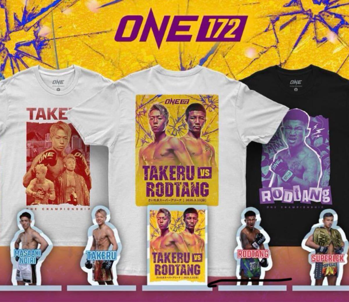 Yahoo!オークション - ONE Championship 172 武尊 ロッタン 会場限定 T