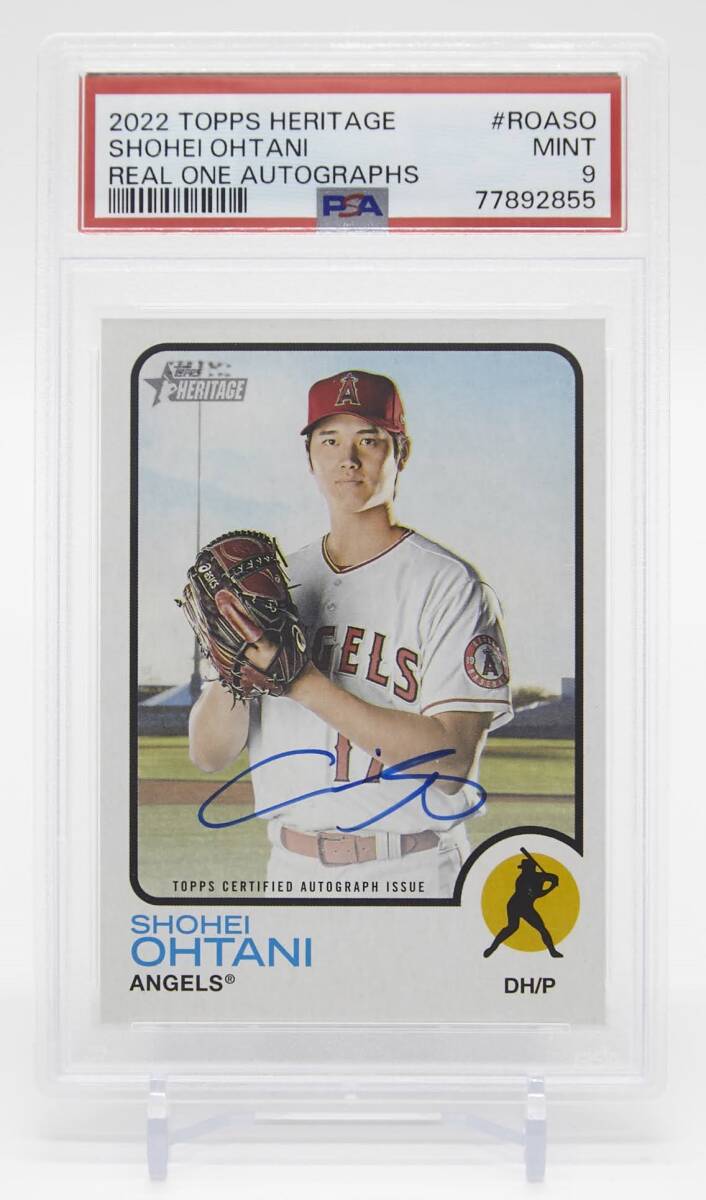 大谷翔平カード9 PSA鑑定品 大谷翔平 トランプカード PSA9 MVP エース