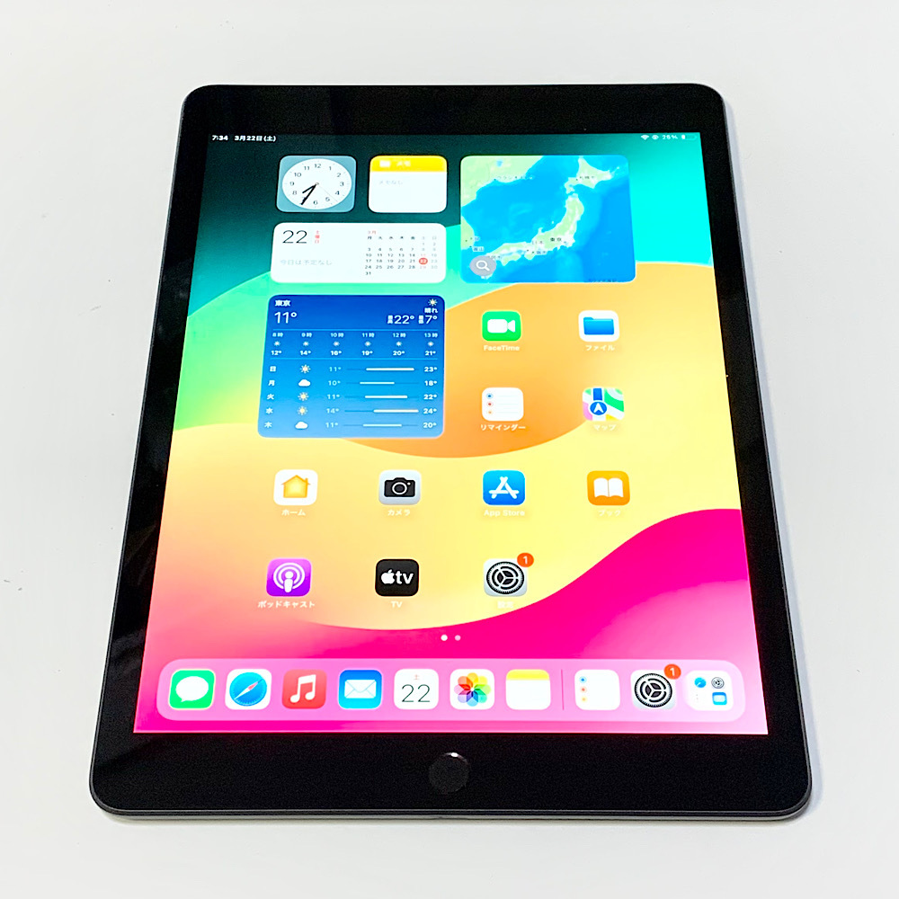 ほぼ未使用 充電1回のみ バッテリー100% iPad 第9世代 10 2インチ 64GB