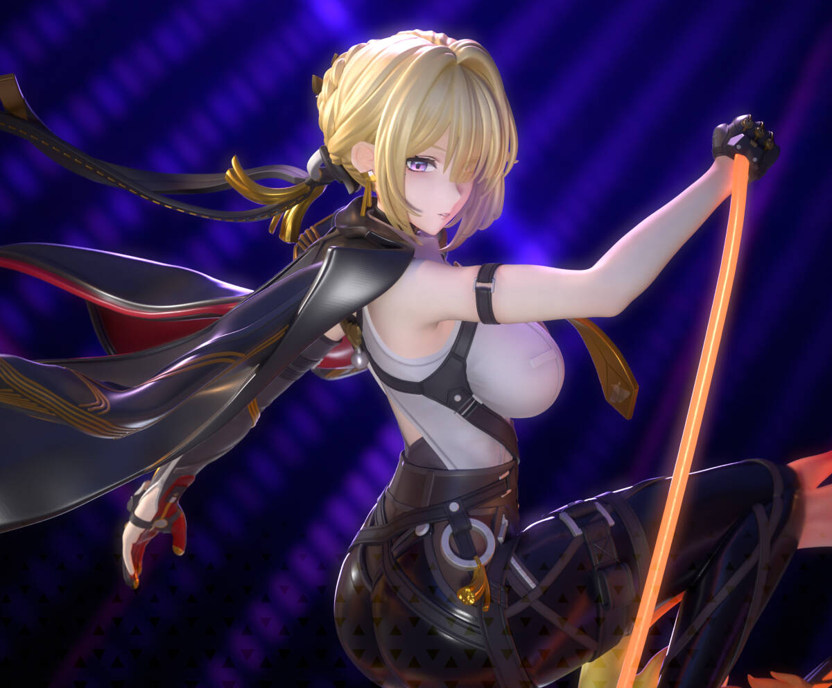 直火ジンネマン ゼンレスゾーンゼロ イヴリン 1/7 ガレージキット 直火