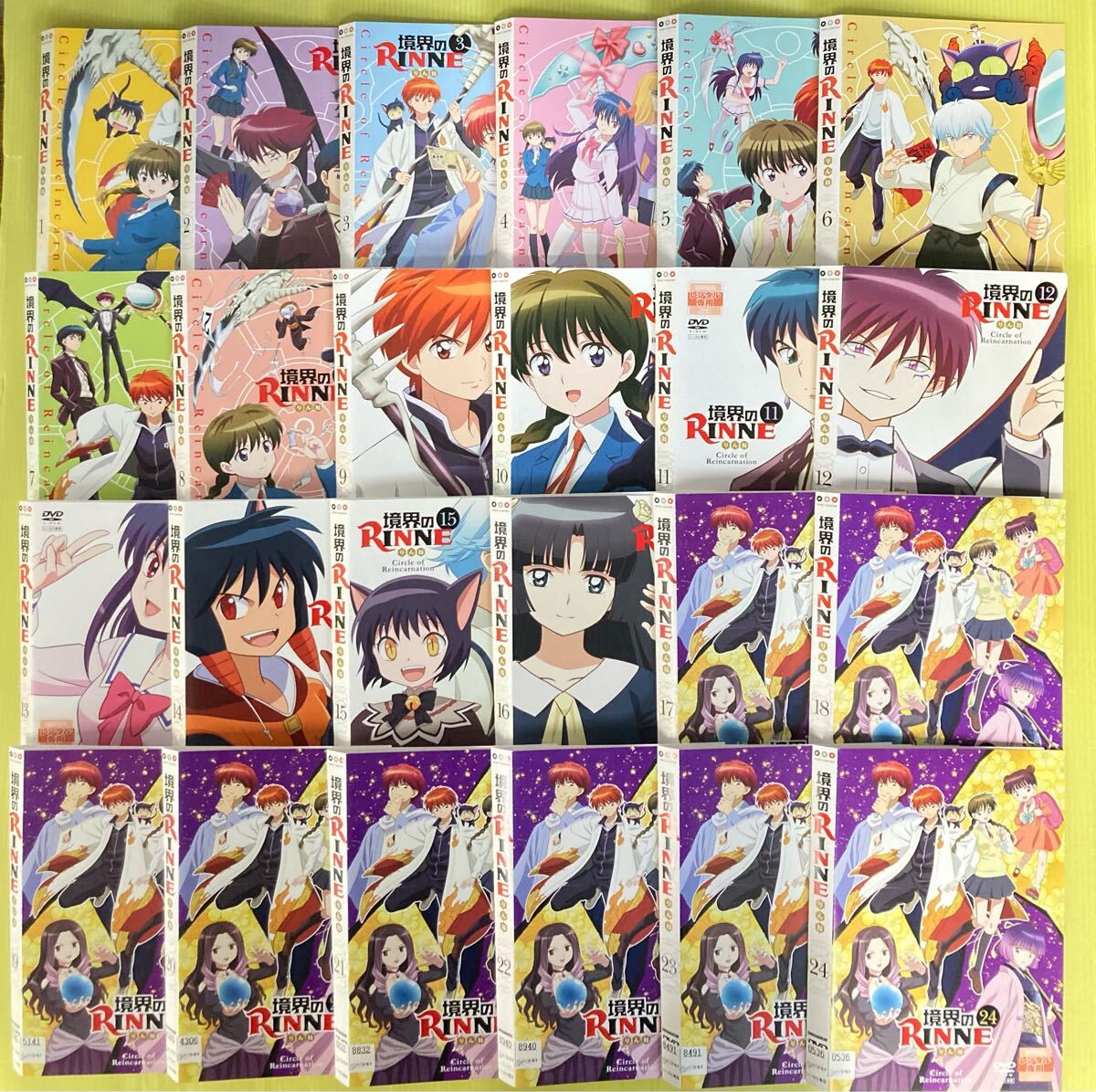 境界のRINNE 24巻全巻セット 管理番号21940 DVD レンタル落ち アニメ