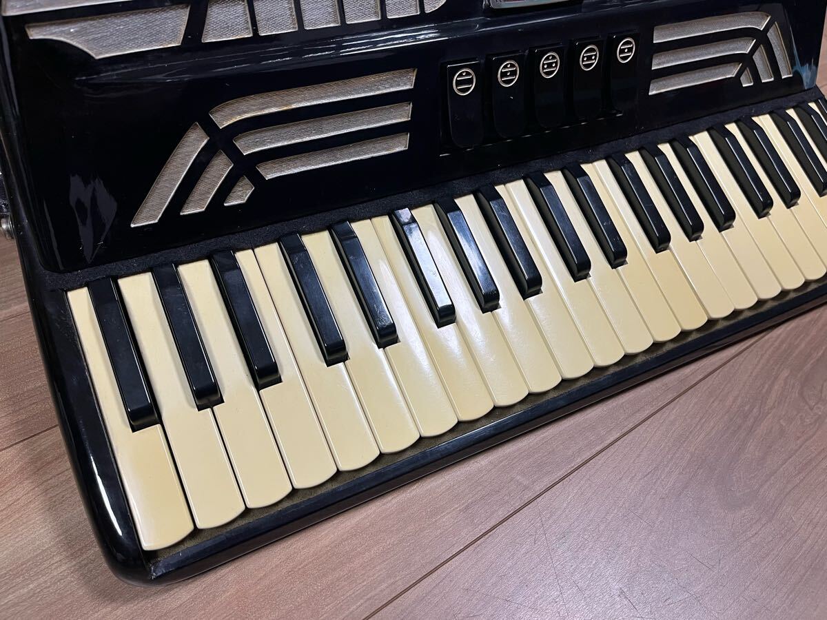 TOMBO アコーディオン 41鍵120B 黒 (訳あり) 希少 TOMBO トンボ