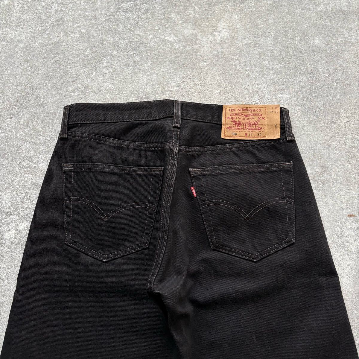 Levi's】リーバイス501 サルファブラック デニムパンツ ジーンズ USA製