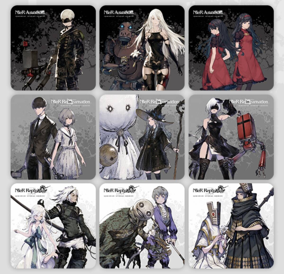2025 NieR シリーズ スクエニカフェ コラボカフェ 限定 特典