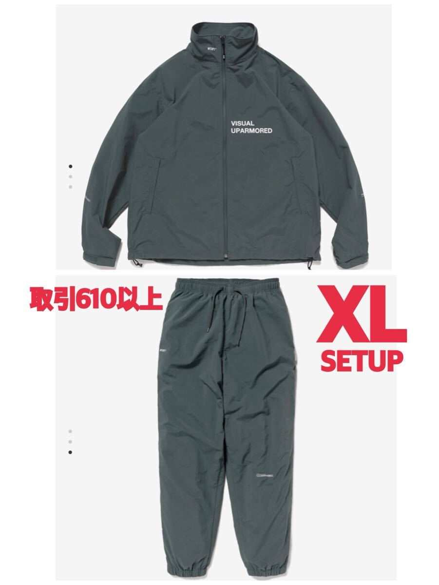 WTAPS TRACK JACKET + SPST2001 TROUSERS CHARCOAL XLサイズ 04