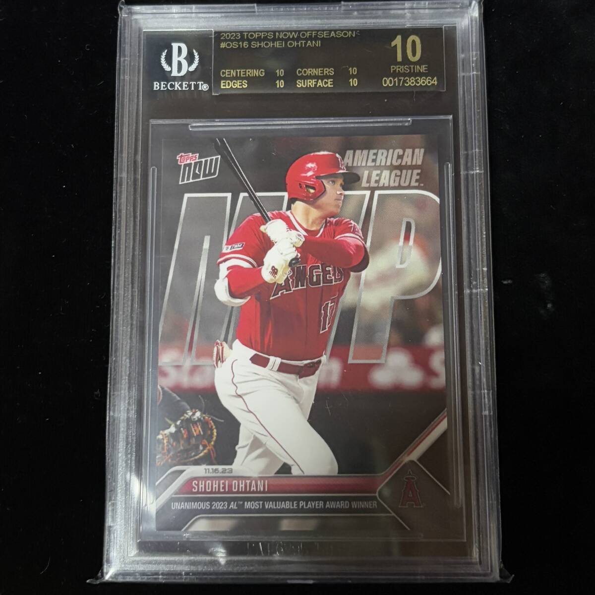 大谷翔平カード9 PSA鑑定品 大谷翔平 トランプカード PSA9 MVP エース