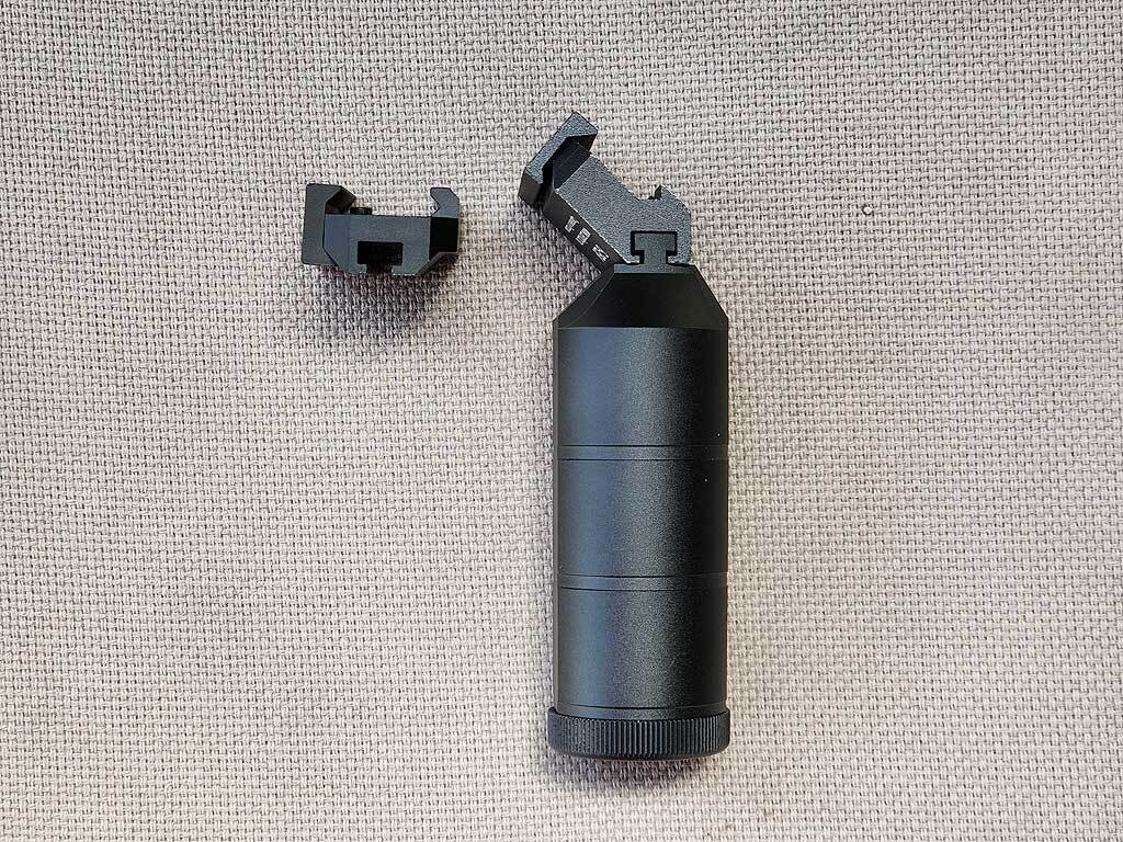 Zenit RK-1 Foregrip on B-25U mount オフセットフォアグリップ